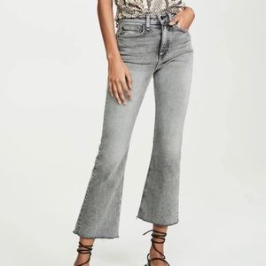 Rag & Bone Nina High-Rise Ankle Flare in grey